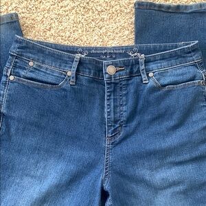 Christopher & Banks Women's Straight Leg Jeans - Blue